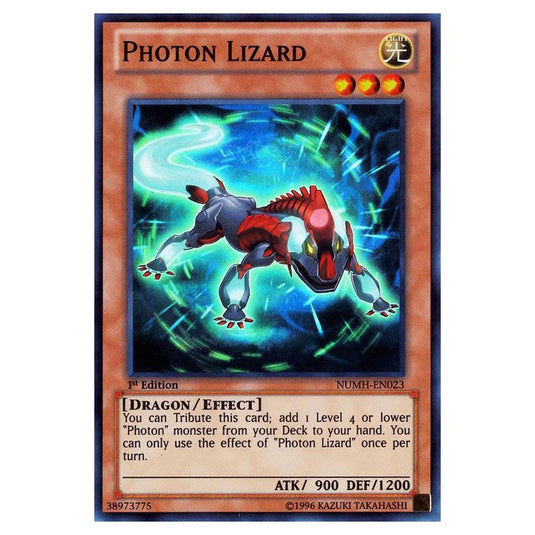 Yu-Gi-Oh! - Number Hunters - Photon Lizard (Super Rare) NUMH-EN023