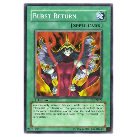 Yu-Gi-Oh! - Duelist Pack - Jaden Yuki - Burst Return (Super Rare) DP1-EN022