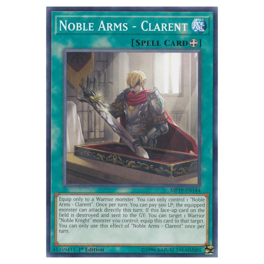 Yu-Gi-Oh! - 2019 Gold Sarcophagus Tin Mega Pack - Noble Arms - Clarent (Common) MP19-EN144