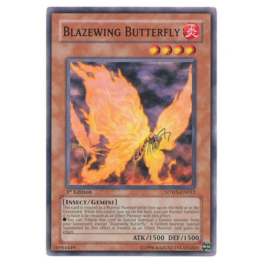 Yu-Gi-Oh! - Warriors' Strike Structure Deck - Blazewing Butterfly (Common) SDWS-EN012