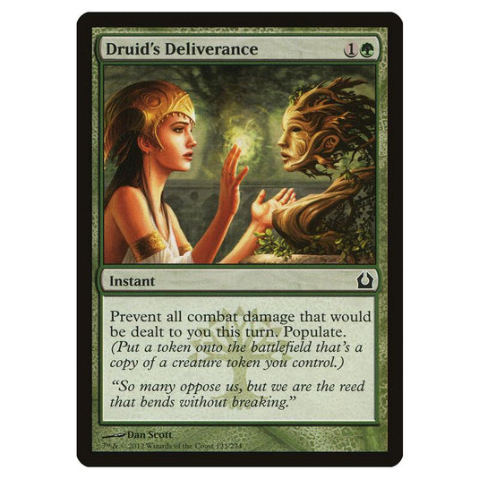 Magic The Gathering - Return To Ravnica - Druid's Deliverance - 123/274