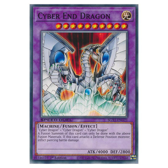Yu-Gi-Oh! - Speed Duel GX - Duel Academy Box - Cyber End Dragon (Common) SGX1-ENG21