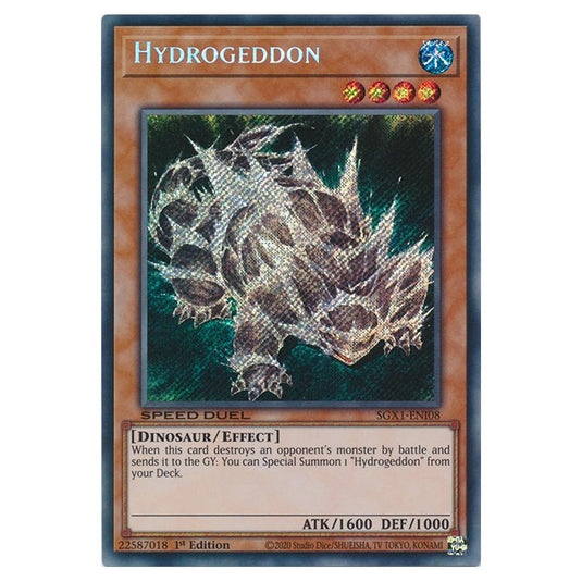 Yu-Gi-Oh! - Speed Duel GX - Duel Academy Box - Hydrogeddon (Secret Rare) SGX1-ENI08