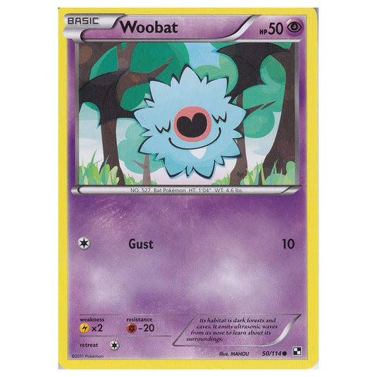 Pokemon - Black & White - Woobat 50/114