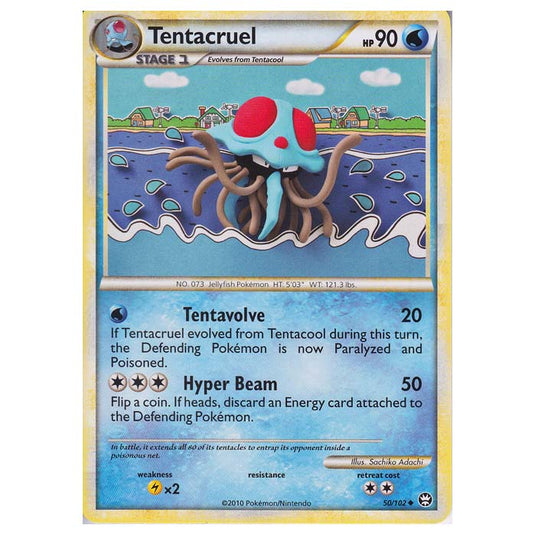 Pokemon - HGSS - Triumphant - Tentacruel 50/102