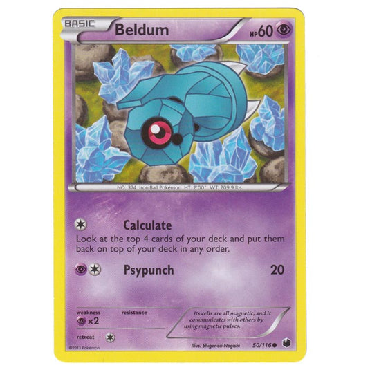 Pokemon - Black & White - Plasma Freeze - Beldum - 50/116