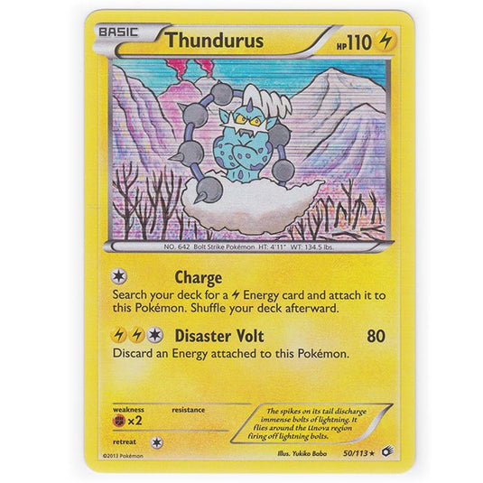 Pokemon - Black & White - Legendary Treasures - Thundurus - 50/113