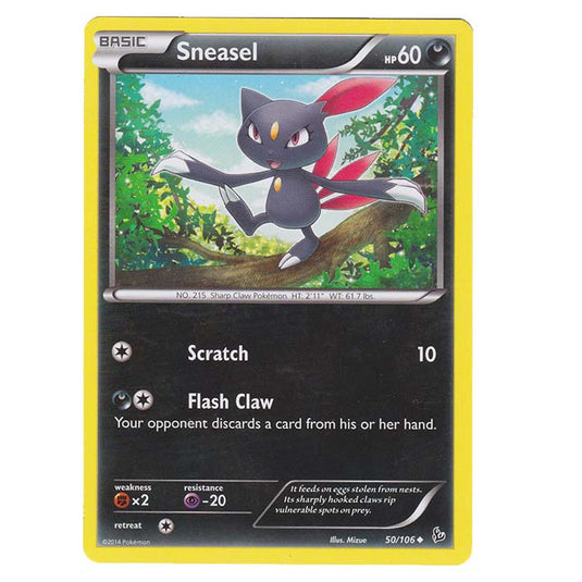 Pokemon - XY - Flashfire - Sneasel - 50/106