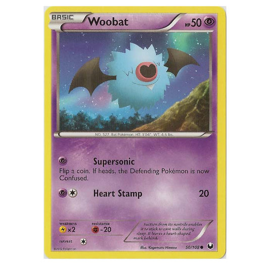 Pokemon - Black & White - Dark Explorers - Woobat - 50/108