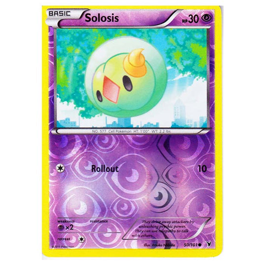 Pokemon - Black & White - Noble Victories - (Reverse Holo) - Solosis 50/101