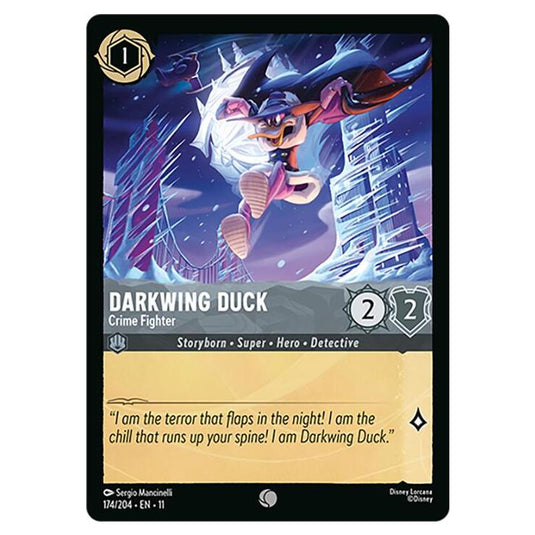 Lorcana - Winterspell - Darkwing Duck - Crime Fighter (Common) - 174/204
