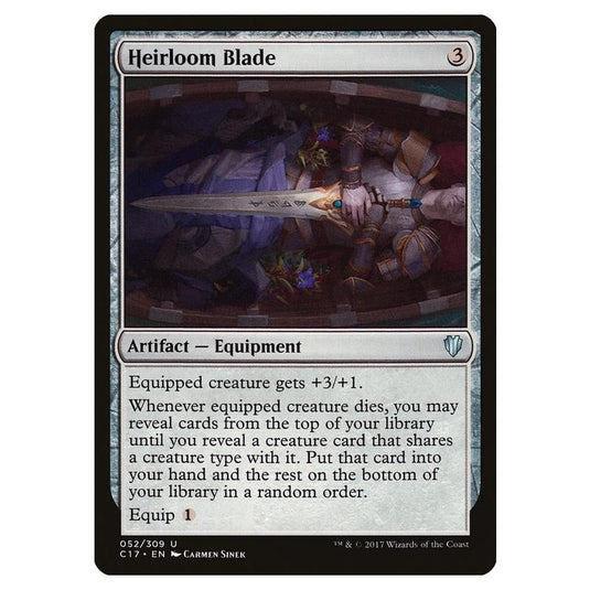 Magic The Gathering - Commander 2017 - Heirloom Blade - 052/309