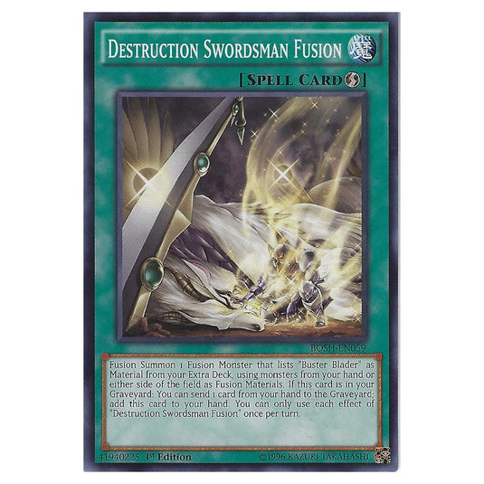 Yu-Gi-Oh! - Breakers of Shadow - Destruction Swordsman Fusion (Common) BOSH-EN059