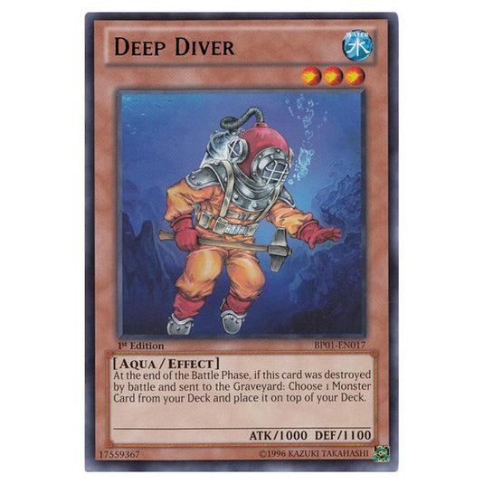 Yu-Gi-Oh! - Battle Pack - Epic Dawn - Deep Diver (Rare) BP01-EN017