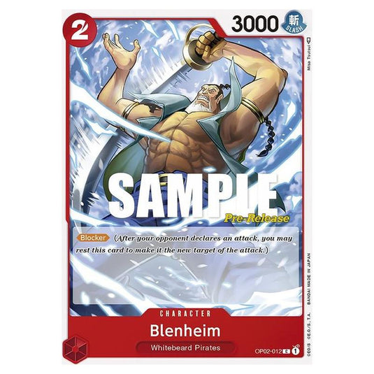 One Piece - OP-02: Paramount War Promos - Blenheim - OP02-012