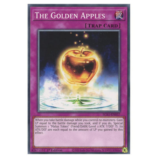 Yu-Gi-Oh! - Egyptian God Deck - Slifer the Sky Dragon - The Golden Apples (Common) EGS1-EN037