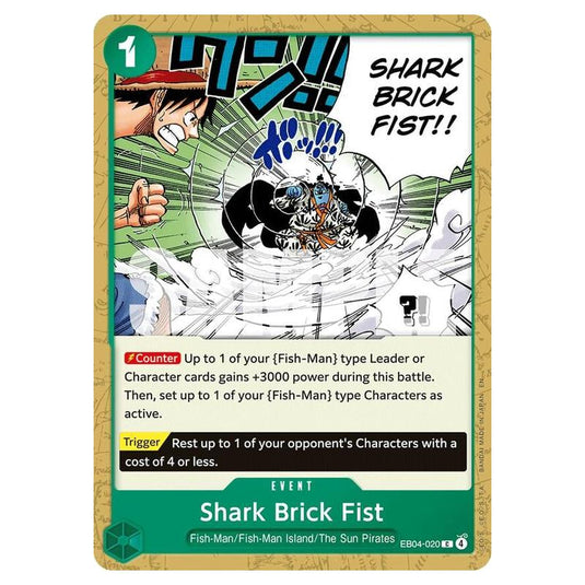 One Piece - OP14 - The Azure Sea's Seven - Shark Brick Fist - EB04-020