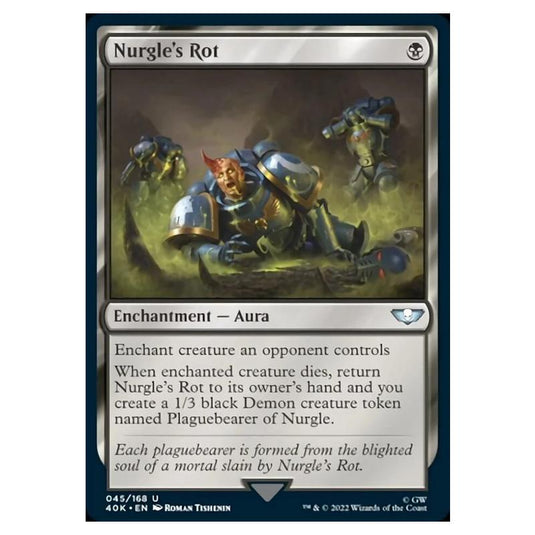 Magic The Gathering - Universes Beyond - Warhammer 40k - Nurgle's Rot - 045/168