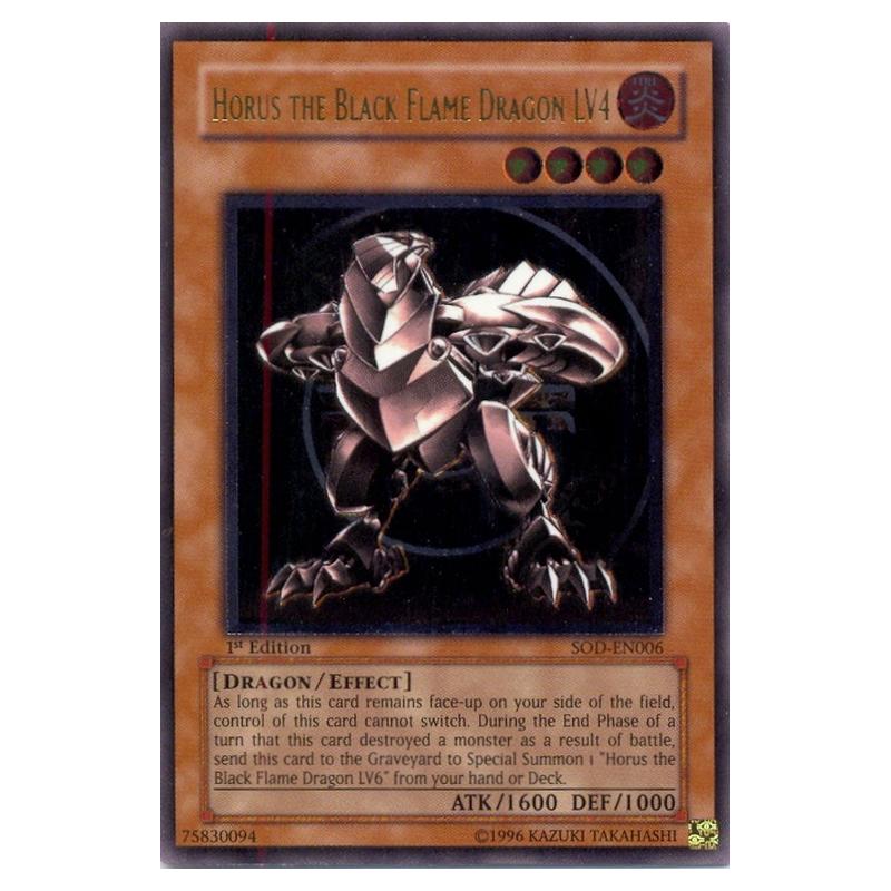 YU-GI-OH! HORUS EL Dragón De La Llama Negra LV8 SOD-SP008 1st Ultimate YU-GI-OH! HORUS EL Dragón De La Llama Negra LV8 SOD-SP008 1st Ultimate