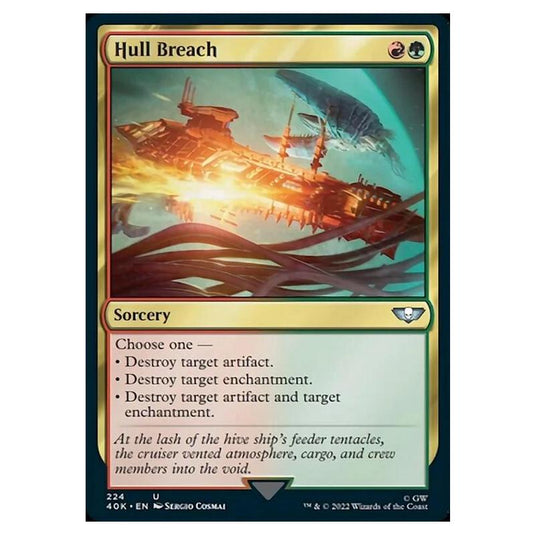 Magic The Gathering - Universes Beyond - Warhammer 40k - Hull Breach - 224/168