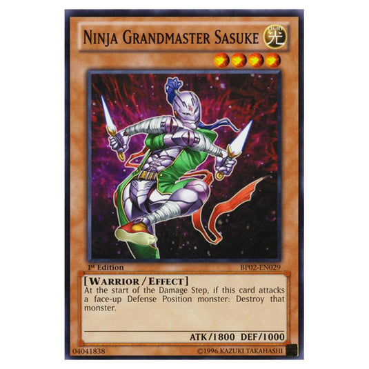 Yu-Gi-Oh! - Battle Pack 2 - War of the Giants - Ninja Grandmaster Sasuke (Common) BP02-EN029