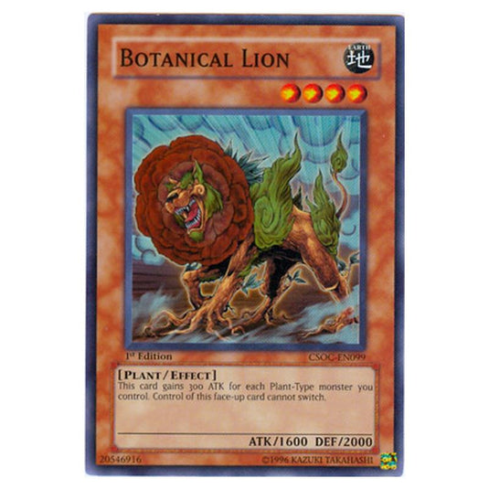 Yu-Gi-Oh! - Crossroads of Chaos - Botanical Lion (Super Rare) CSOC-EN099