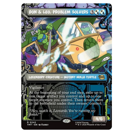 Magic The Gathering - Teenage Mutant Ninja Turtles - Don & Leo, Problem Solvers - 0242