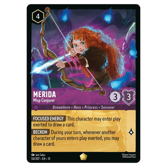 Lorcana - Attack of the Vine - Merida - Wisp Conjurer (Legendary) - 50/207