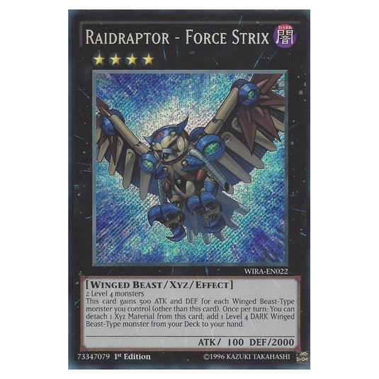 Yu-Gi-Oh! - Wing Raiders - Raidraptor - Force Strix (Secret Rare) WIRA-EN022