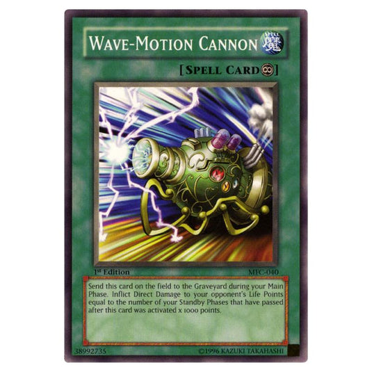 Yu-Gi-Oh! - Magician\'s Force - Wave-Motion Cannon (Common) MFC-040