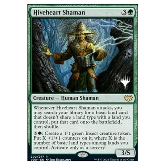 Magic The Gathering - Innistrad: Crimson Vow Promos - Hiveheart Shaman - 202/277