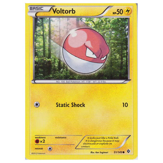 Pokemon - Black & White - Boundaries Crossed - Voltorb 51/149