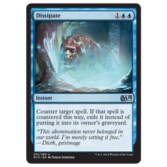 Magic the Gathering - M15 Core Set - Dissipate - 51/269