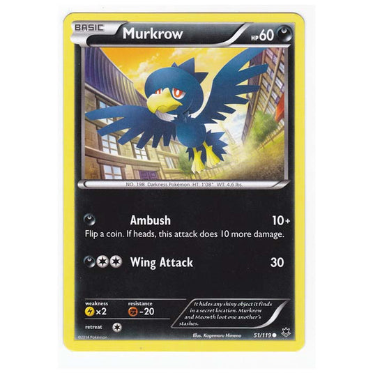 Pokemon - XY Phantom Forces - Murkrow - 51/119