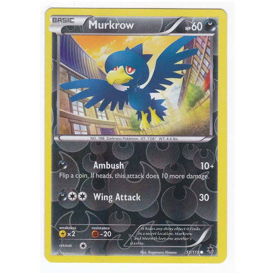 Pokemon - XY Phantom Forces - (Reverse Holo) - Murkrow - 51/119