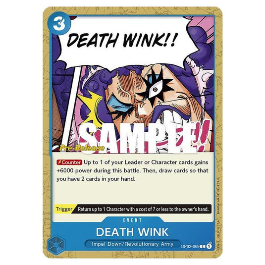 One Piece - OP-02: Paramount War Promos - DEATH WINK - OP02-069