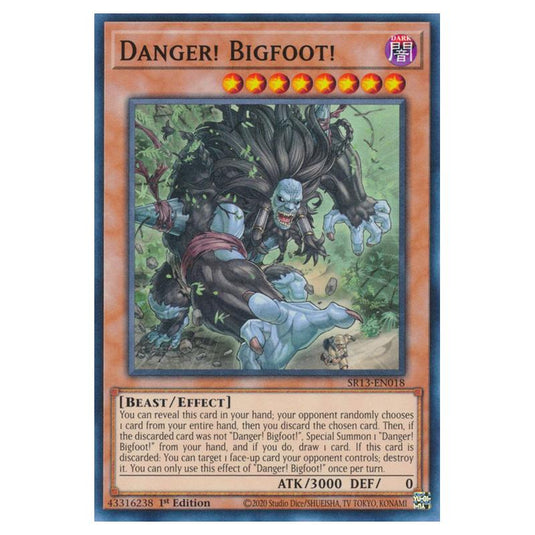 Yu-Gi-Oh! - Structure Deck - Dark World - Danger! Bigfoot! (Common) SR13-EN018