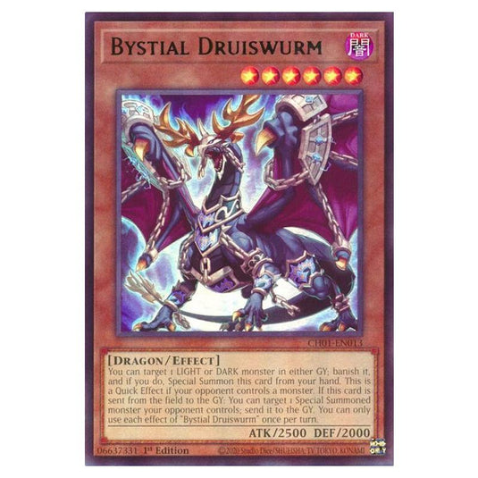 Yu-Gi-Oh! - The Chronicles Deck - The Fallen & The Virtuous - Bystial Druiswurm (Ultra Rare) - CH01-EN013