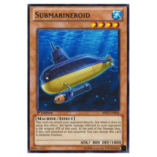 Yu-Gi-Oh! - Battle Pack 2 - War of the Giants - Submarineroid (Common) BP02-EN044