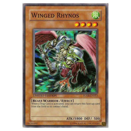 Yu-Gi-Oh! - Force of the Breaker - Special Edition - Winged Rhynos (Super Rare) FOTB-ENSE2