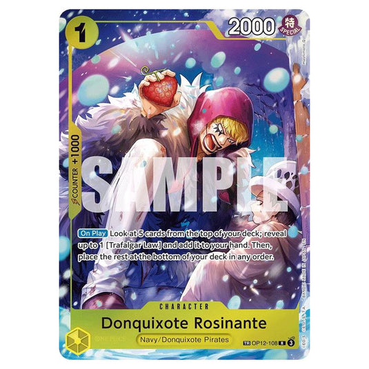 One Piece - OP14 - The Azure Sea's Seven - Donquixote Rosinante - OP12-108