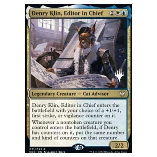 Magic The Gathering - Commander: Streets of New Capenna Promos - Denry Klin, Editor in Chief - 071/281