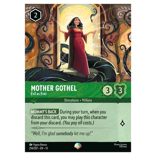 Lorcana - Attack of the Vine! - Mother Gothel - Evil as Ever (Epic) - 214/207