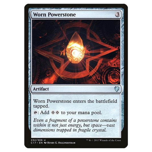 Magic The Gathering - Commander 2017 - Worn Powerstone - 232/309