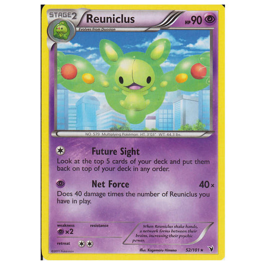 Pokemon - Black & White - Noble Victories - Reuniclus 52/101