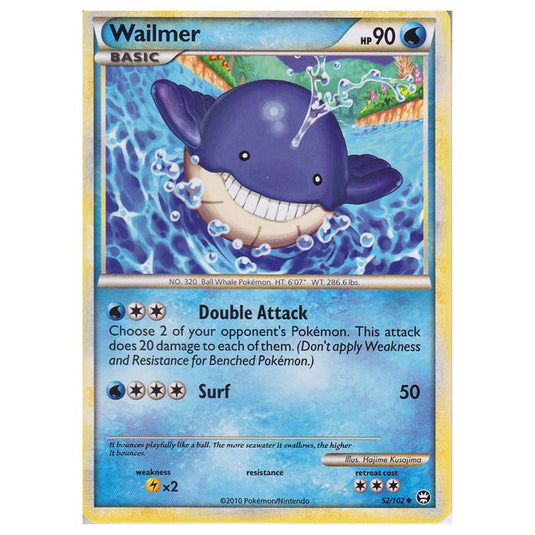 Pokemon - HGSS - Triumphant - Wailmer 52/102