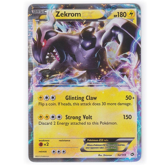 Pokemon - Black & White - Legendary Treasures - Zekrom-EX - 52/113