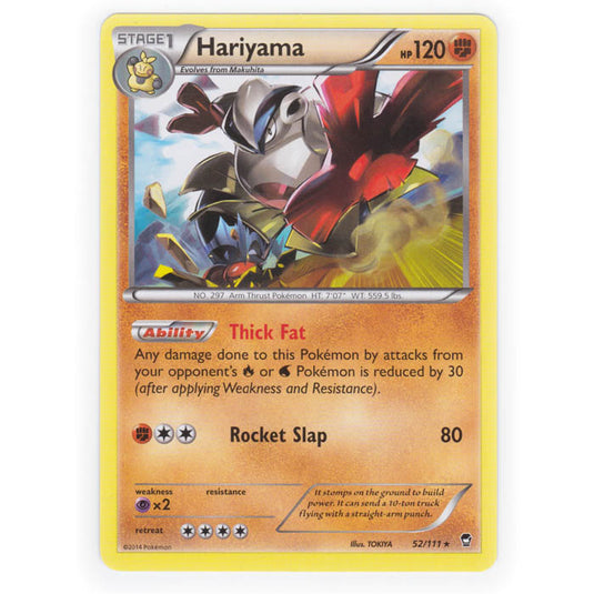 Pokemon - XY Furious Fists - Hariyama - 52/111