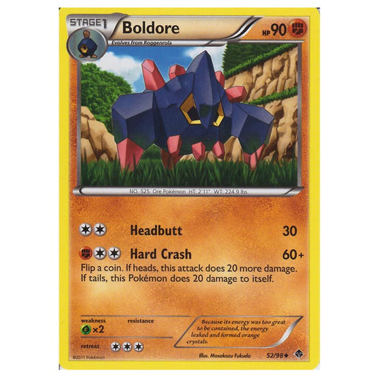 Pokemon - Black & White - Emerging Powers - Boldore 52/98