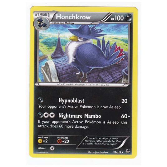 Pokemon - XY Phantom Forces - Honchkrow - 52/119